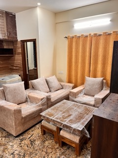 Luxurious 2BHK like 5 star hotel with 2 rooms attached bathroom, 3 big balconies, fully furnished, all facilities